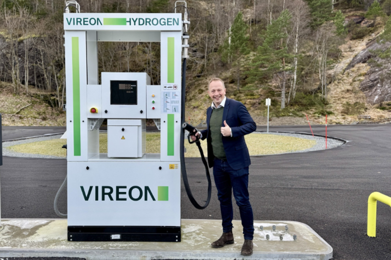 Vireon får Enova-støtte til hydrogenkorridor